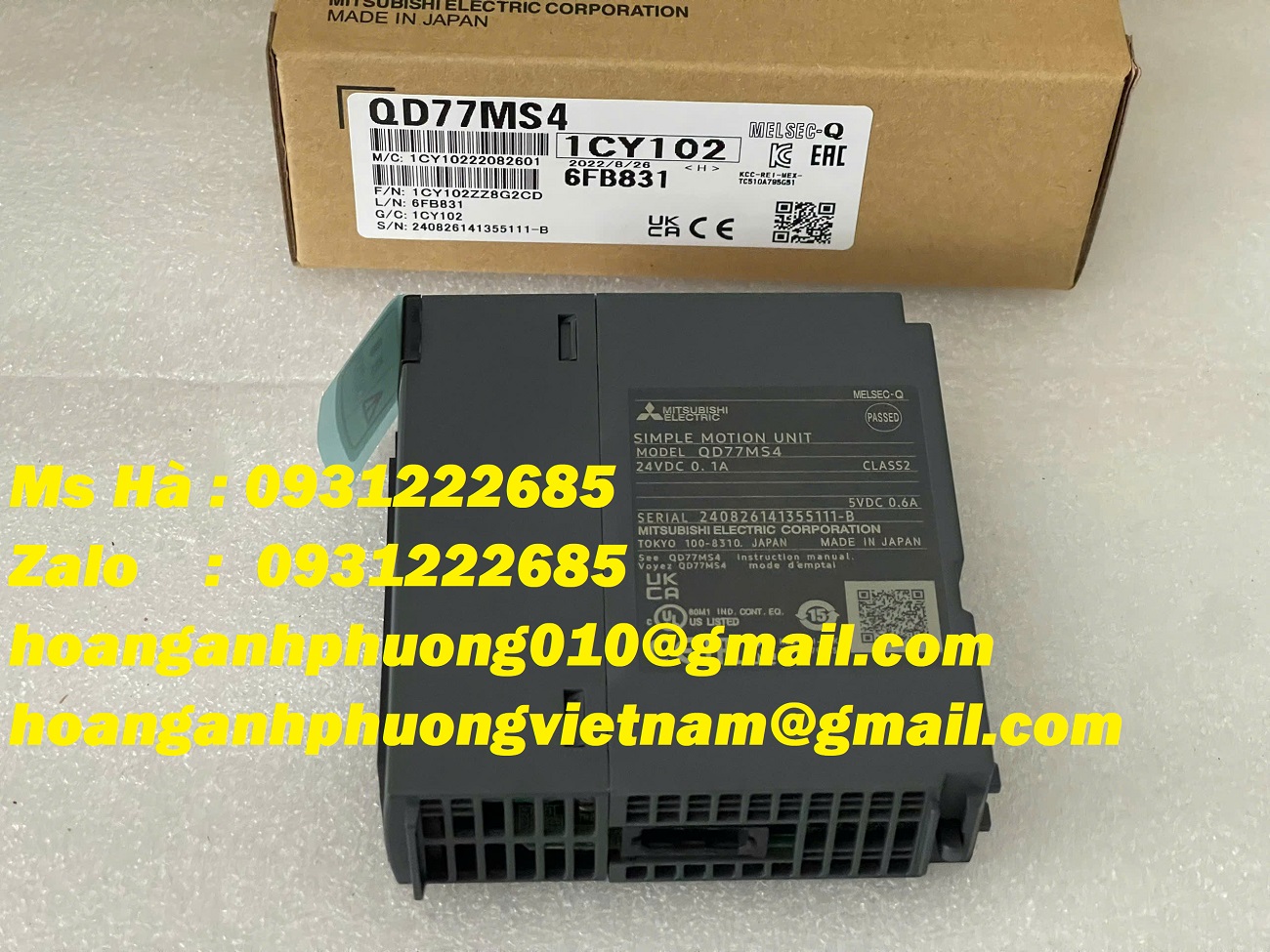 Mitsubishi QD77MS4 - cải tiến dây chuyền sản xuất - mô đun